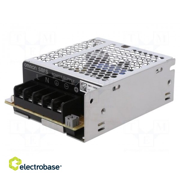 Power supply: switched-mode | for building in | 25W | 5VDC | 5A | OUT: 1 image 1