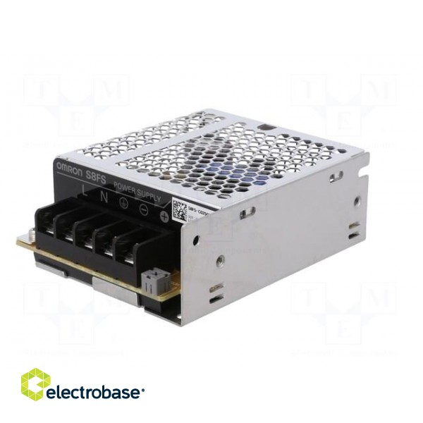 Power supply: switched-mode | for building in | 25W | 5VDC | 5A | OUT: 1 paveikslėlis 2