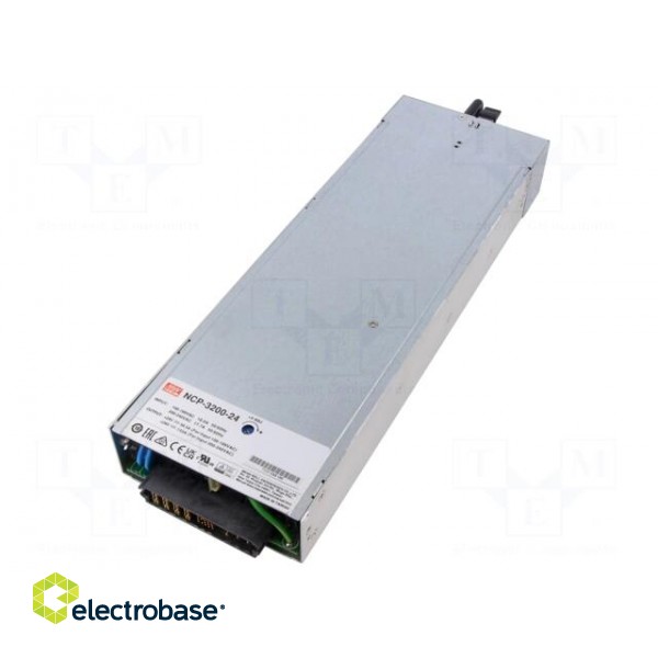 Power supply: switched-mode | for building in | 3192W | 24VDC | 133A