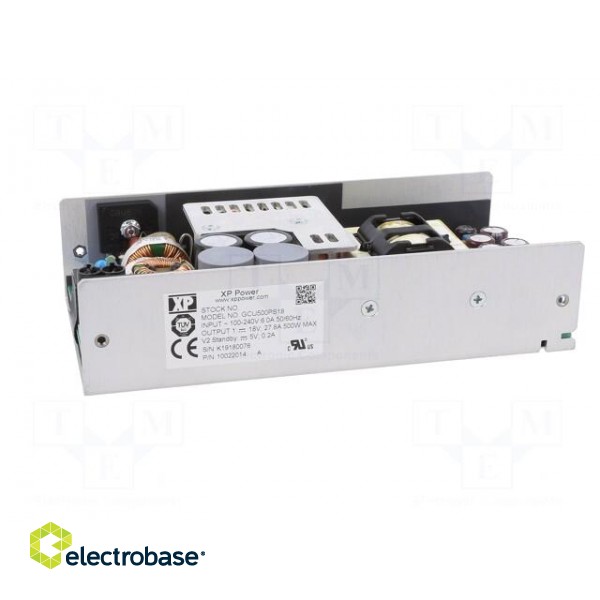 Power supply: switched-mode | for building in | 500W | 18VDC | 12.5A image 3