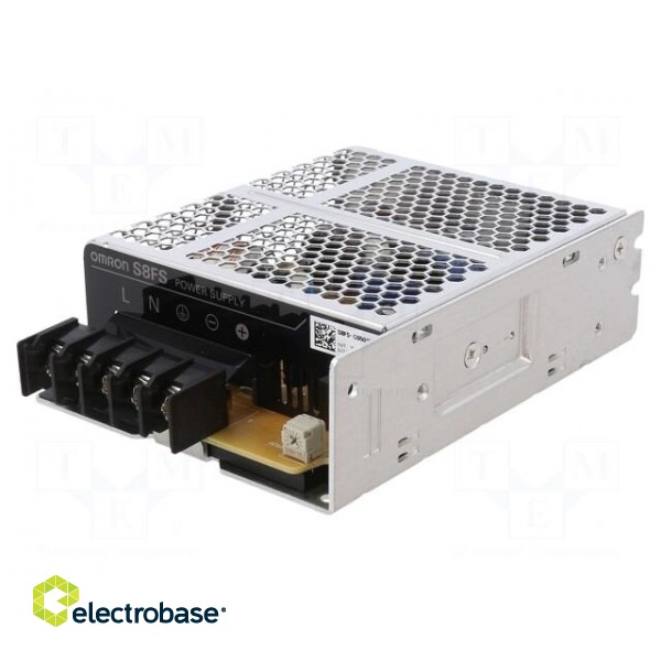 Power supply: switched-mode | for building in | 50W | 15VDC | 3.4A фото 1