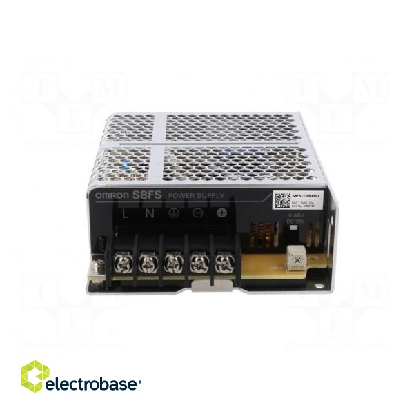 Power supply: switched-mode | for building in | 50W | 5VDC | 10A | 80% image 9