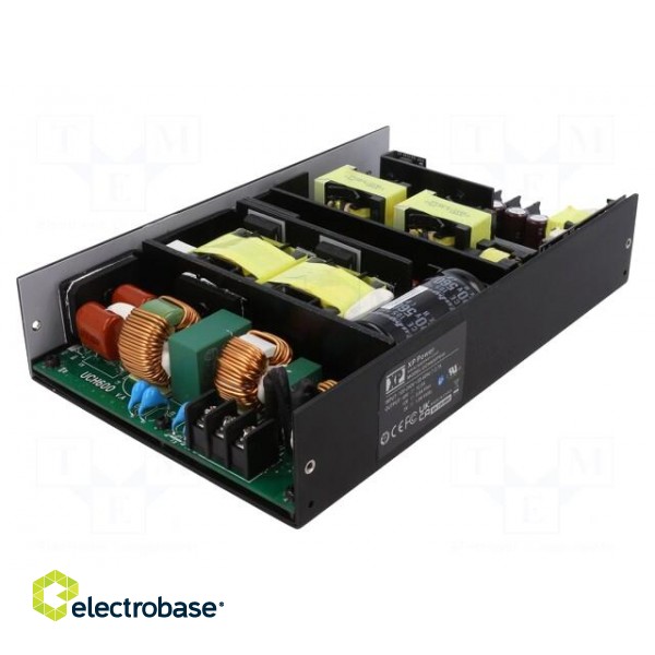 Power supply: switched-mode | for building in | 600W | 48VDC | 12.5A image 1