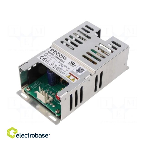 Power supply: switched-mode | for building in | 60W | 12VDC | 5000mA