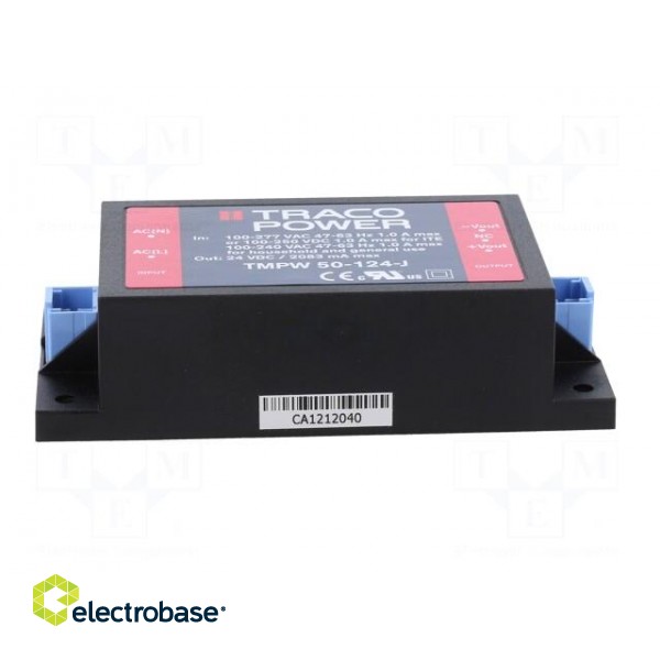 Power supply: switched-mode | for building in | 50W | 24VDC | 2083mA image 3