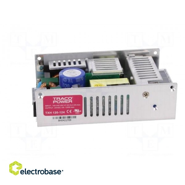 Power supply: switched-mode | for building in,modular | 120W | 5A фото 3