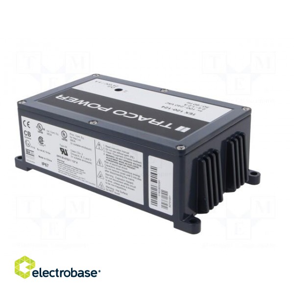 Power supply: switched-mode | modular | 120W | 24VDC | 174x93x56mm paveikslėlis 6