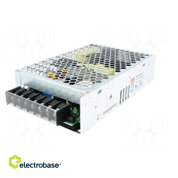 Power supply: switched-mode | modular | 150W | 7.5VDC | 159x97x38mm paveikslėlis 2