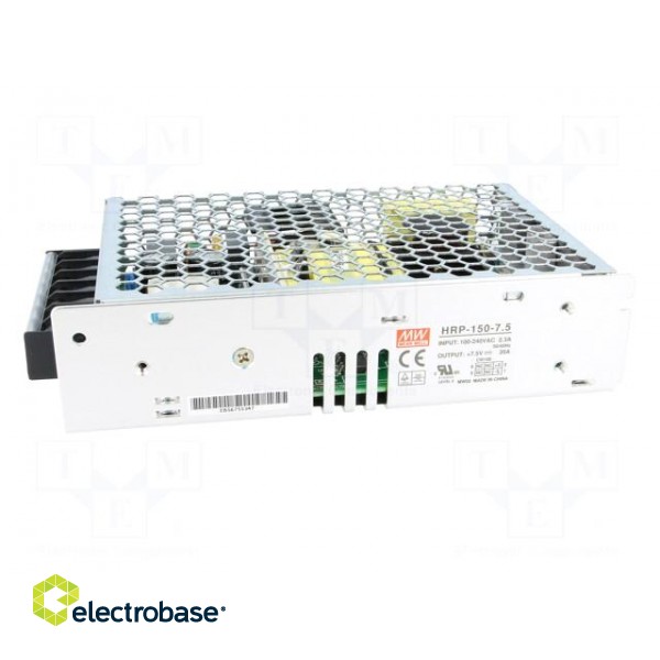 Power supply: switched-mode | modular | 150W | 7.5VDC | 159x97x38mm фото 3