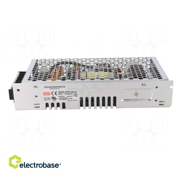 Power supply: switched-mode | modular | 206.4W | 48VDC | 199x98x38mm image 3