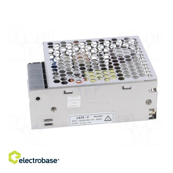 Power supply: switched-mode | for building in,modular | 35W | 5VDC image 3