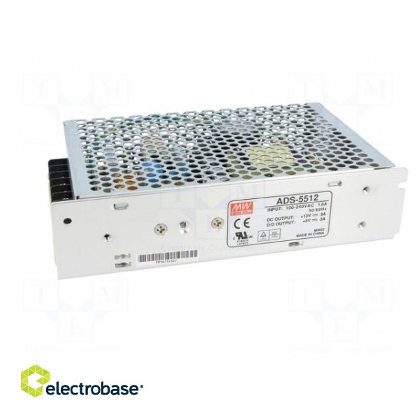 Power supply: switched-mode | modular | 51W | 12VDC | 159x97x38mm image 3