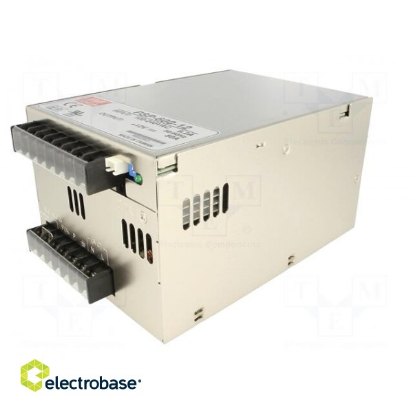 Power supply: switched-mode | for building in,modular | 600W | 50A image 2