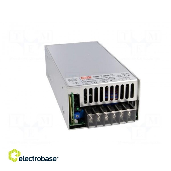 Power supply: switched-mode | modular | 645W | 15VDC | 218x105x63.5mm image 9