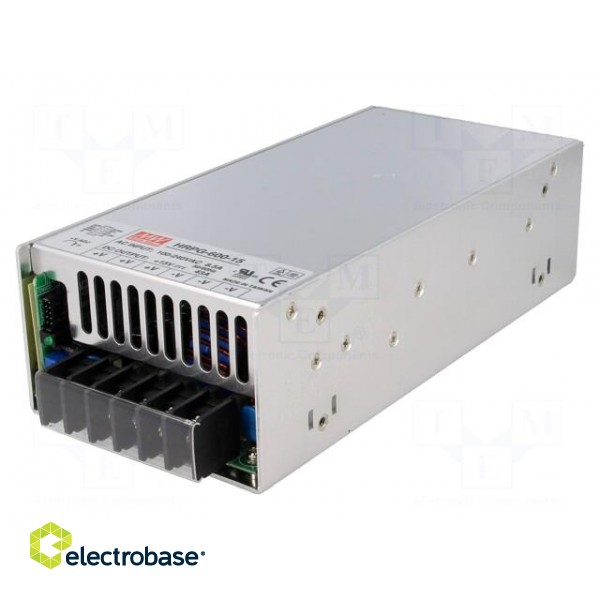Power supply: switched-mode | for building in,modular | 645W | 43A image 1