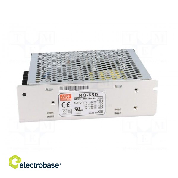 Power supply: switched-mode | for building in,modular | 68W | 5VDC фото 3