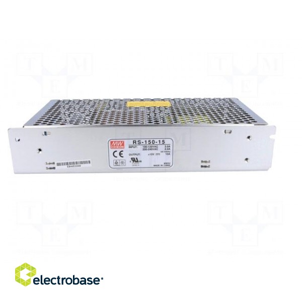 Power supply: switched-mode | modular | 150W | 15VDC | 199x98x38mm image 3