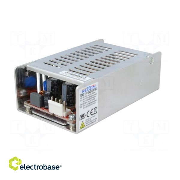 Power supply: switched-mode | for building in,modular | 150W | 91% фото 2