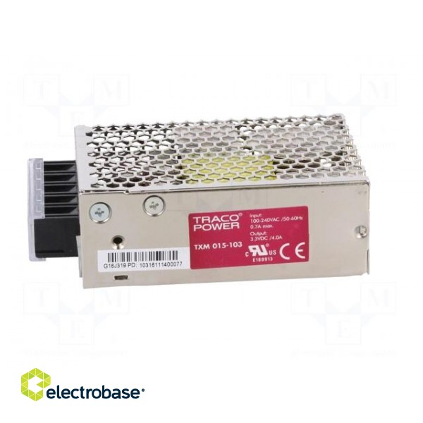 Power supply: switched-mode | modular | 15W | 3.3VDC | 79x51x28.8mm image 3