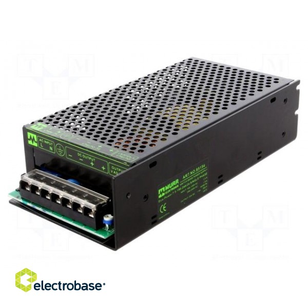 Power supply: switched-mode | modular | 180W | 24VDC | 205x100x50mm image 1