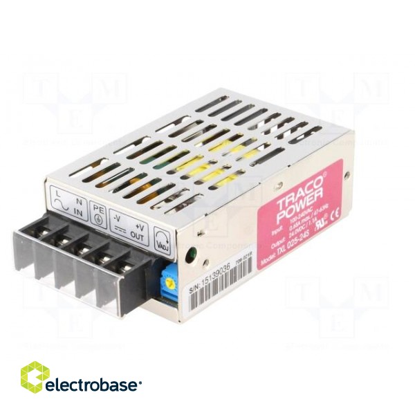 Power supply: switched-mode | for building in,modular | 25W | 24VDC image 2