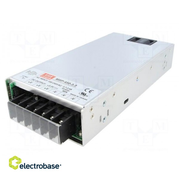 Power supply: switched-mode | modular | 297W | 3.3VDC | 218x105x41mm paveikslėlis 1