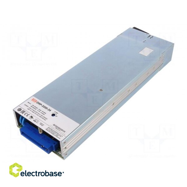 Power supply: switched-mode | modular | 3192W | 24VDC | 325x107x41mm image 1