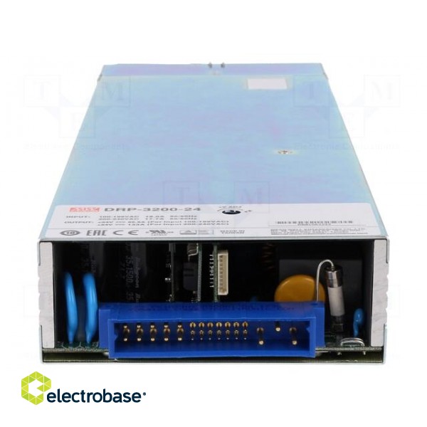 Power supply: switched-mode | modular | 3192W | 24VDC | 325x107x41mm paveikslėlis 2