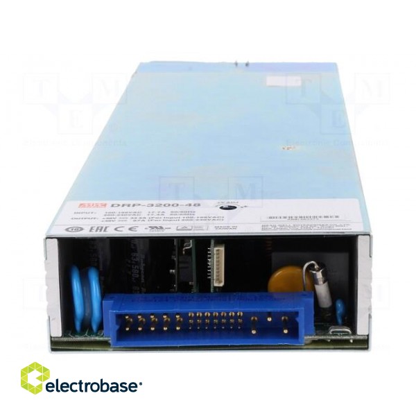 Power supply: switching | for building in,modular | 3216W | 48VDC image 2