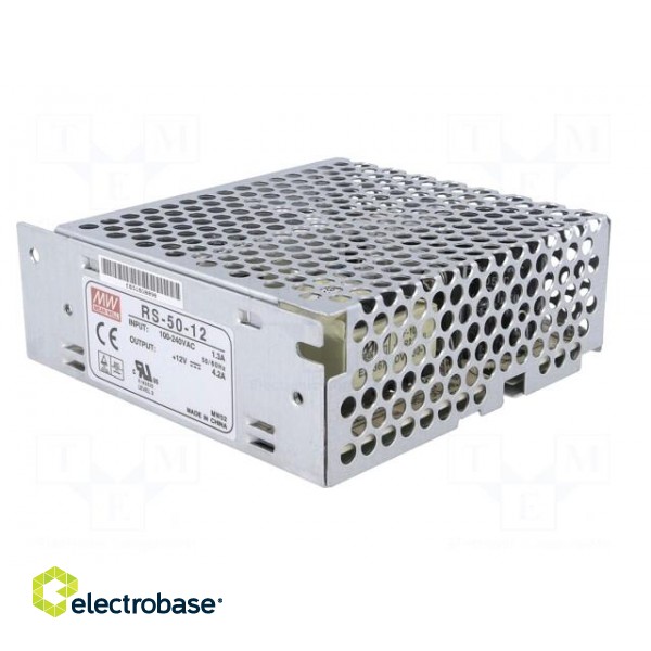 Power supply: switched-mode | modular | 50.4W | 12VDC | 99x97x36mm image 4