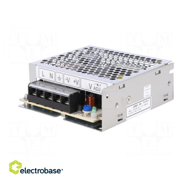 Power supply: switched-mode | for building in,modular | 50W | 24VDC image 2