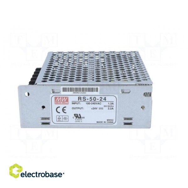 Power supply: switched-mode | for building in,modular | 50W | 24VDC фото 3