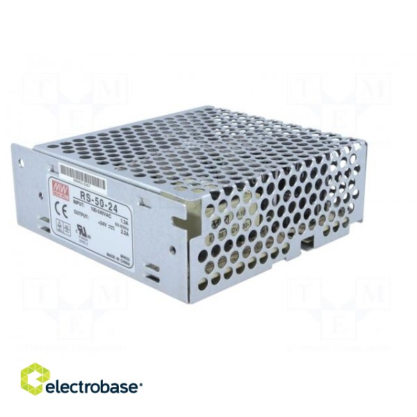 Power supply: switched-mode | for building in,modular | 50W | 24VDC фото 4