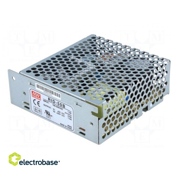 Power supply: switched-mode | modular | 53.6W | 5VDC | 99x97x36mm image 4