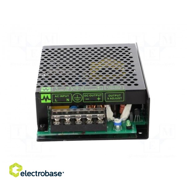 Power supply: switched-mode | modular | 60W | 24VDC | 135x98x40mm paveikslėlis 9