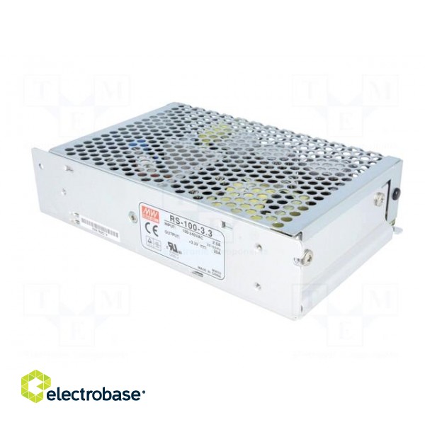 Power supply: switched-mode | modular | 66W | 3.3VDC | 159x97x38mm фото 4