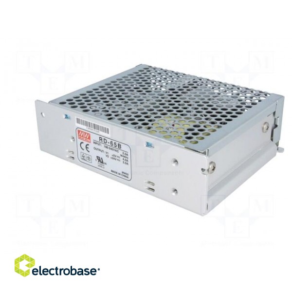 Power supply: switched-mode | modular | 68W | 5VDC | 129x98x38mm | 440g фото 4