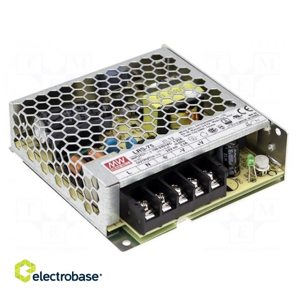 Power supply: switched-mode | modular | 70W | 5VDC | 99x97x30mm | 14A