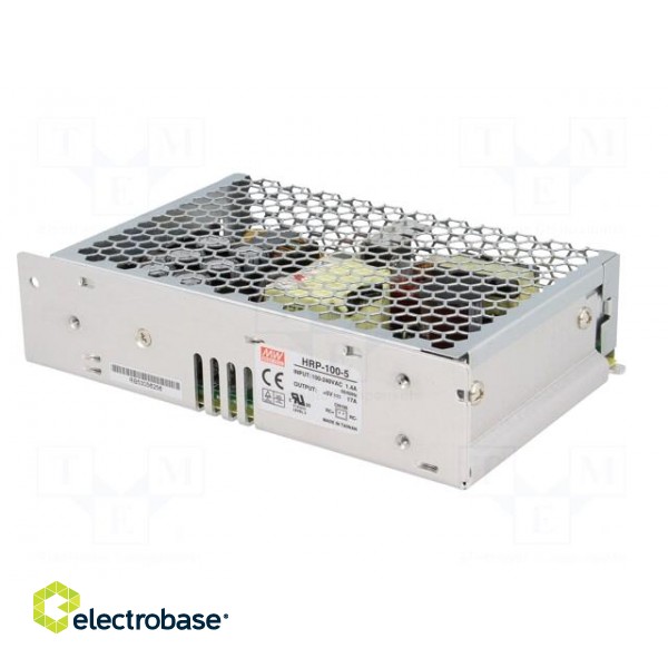 Power supply: switched-mode | modular | 85W | 5VDC | 159x97x38mm | 17A фото 4