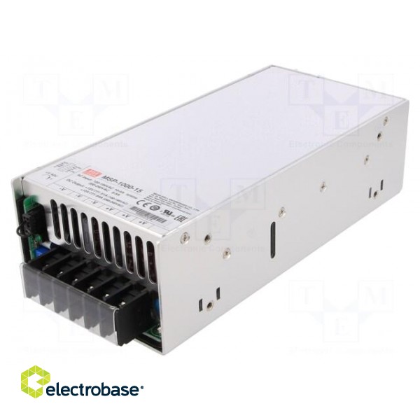 Power supply: switched-mode | for building in,modular | 960W | 64A image 1