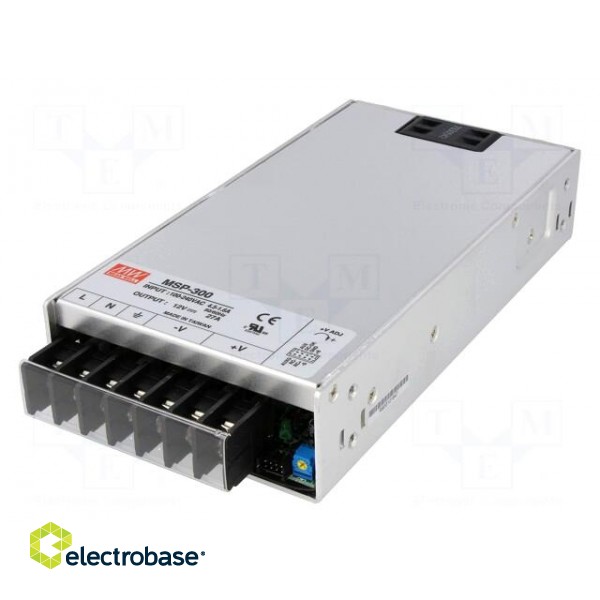 Power supply: switched-mode | modular | 330W | 15VDC | 199x105x41mm фото 1