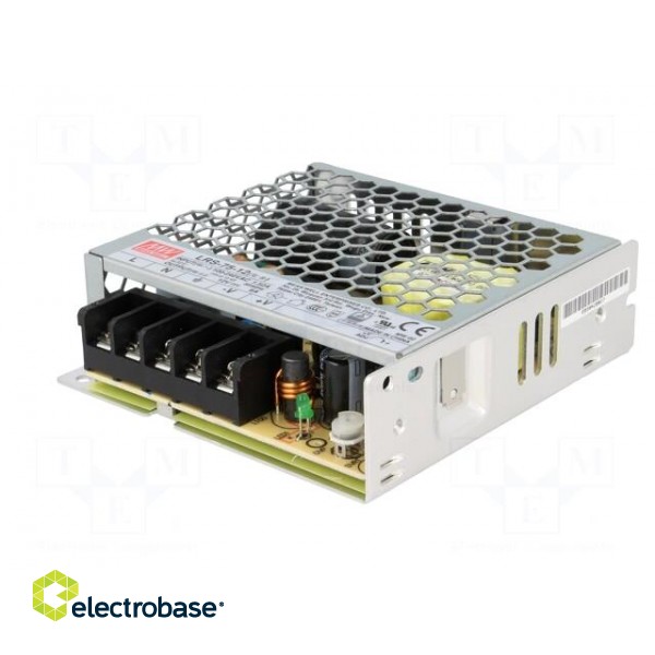 Power supply: switched-mode | for building in,modular | 72W | 12VDC image 2