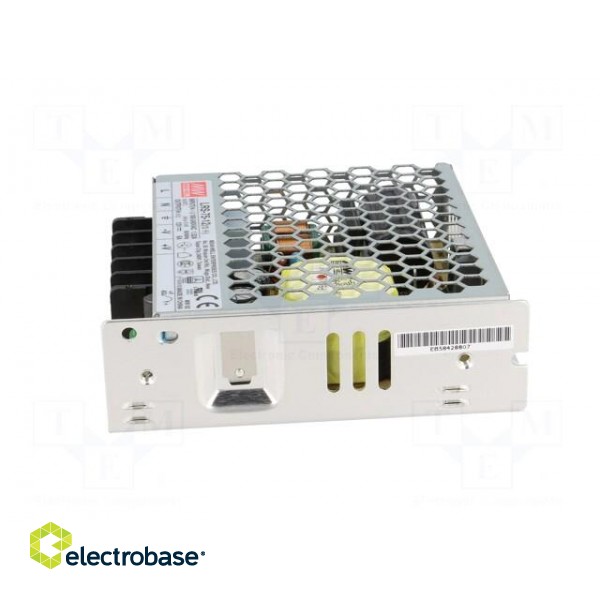 Power supply: switched-mode | modular | 72W | 12VDC | 99x97x30mm | 6A paveikslėlis 3