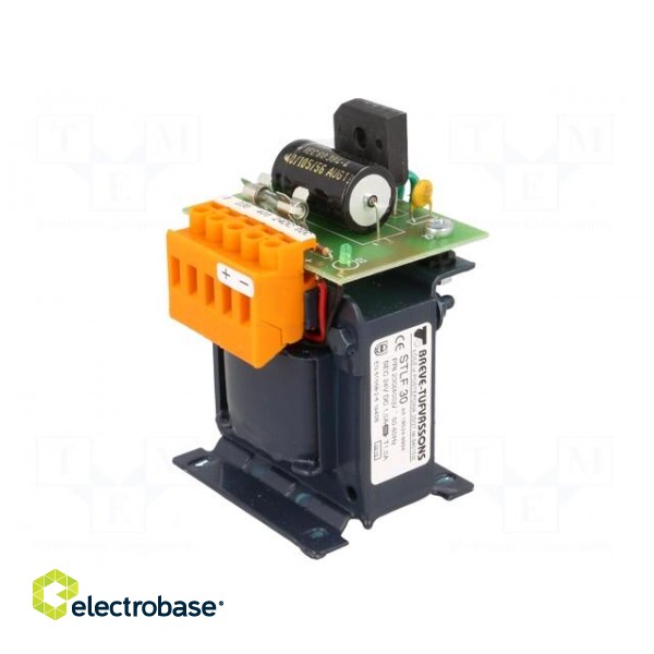 Power supply: transformer type | for building in | 24W | 24VDC | 1A paveikslėlis 4