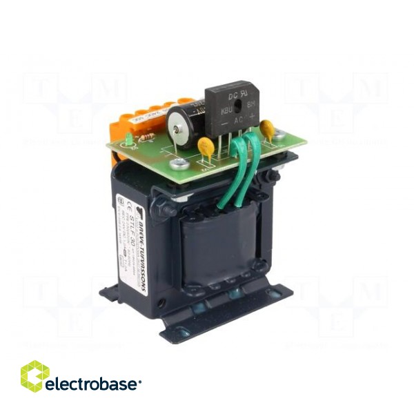Power supply: transformer type | for building in | 24W | 24VDC | 1A paveikslėlis 6