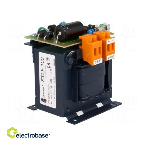 Power supply: transformer type | for building in,non-stabilised фото 1