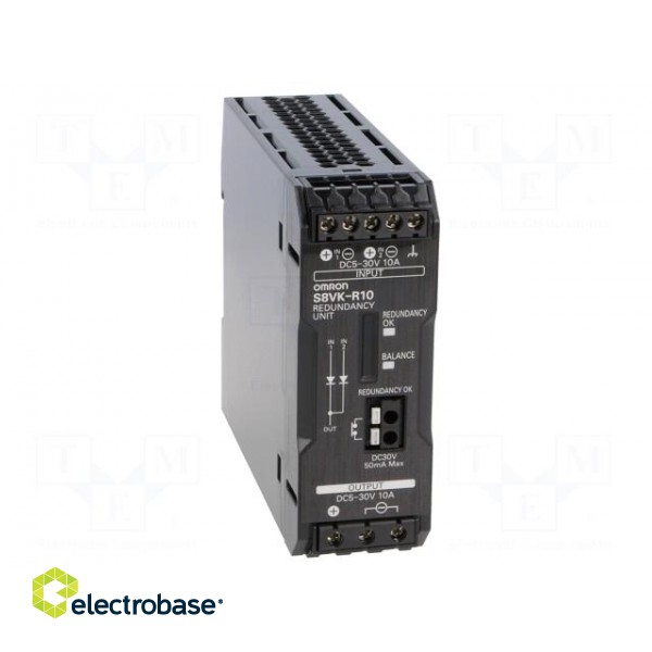 Module: redundancy | 10A | 5÷30VDC | Electr.connect: terminal block фото 9