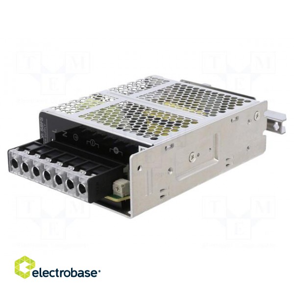 Power supply: switched-mode | for DIN rail | 100W | 15VDC | 7A | OUT: 1 image 1