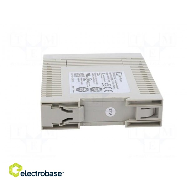 Power supply: switched-mode | for DIN rail | 10W | 12VDC | 840mA | 75% image 5