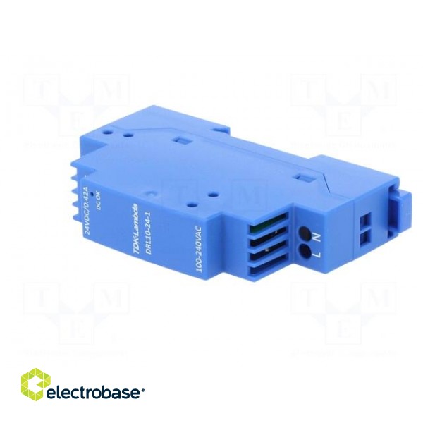 Power supply: switched-mode | 10W | 24VDC | 420mA | 85÷264VAC | 65g image 2